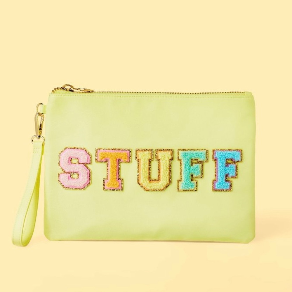 STUFF Patch Flat Pouch - Stoney Clover Lane x Target Light Yellow